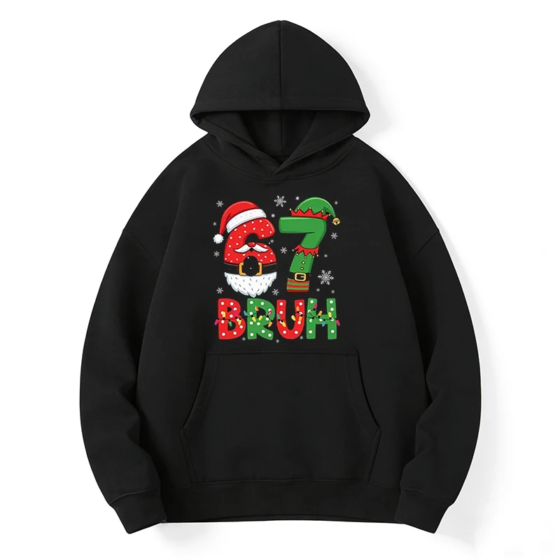 Santa'S Elves Holiday Lighting & Decor Llc - 67 브루 크리스마스 후디, 남녀공용 드로스트링
