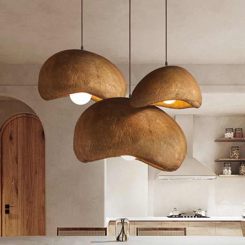 Japanese Lighting Decor - Wabi-Sabi Led 펜던트 조명 일본 빵