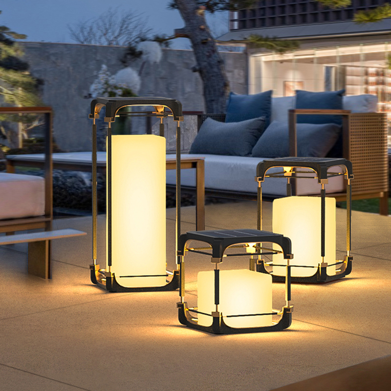 Garden Lighting Decor - 빛나는 플로어 램프 안뜰 태양광 LED
