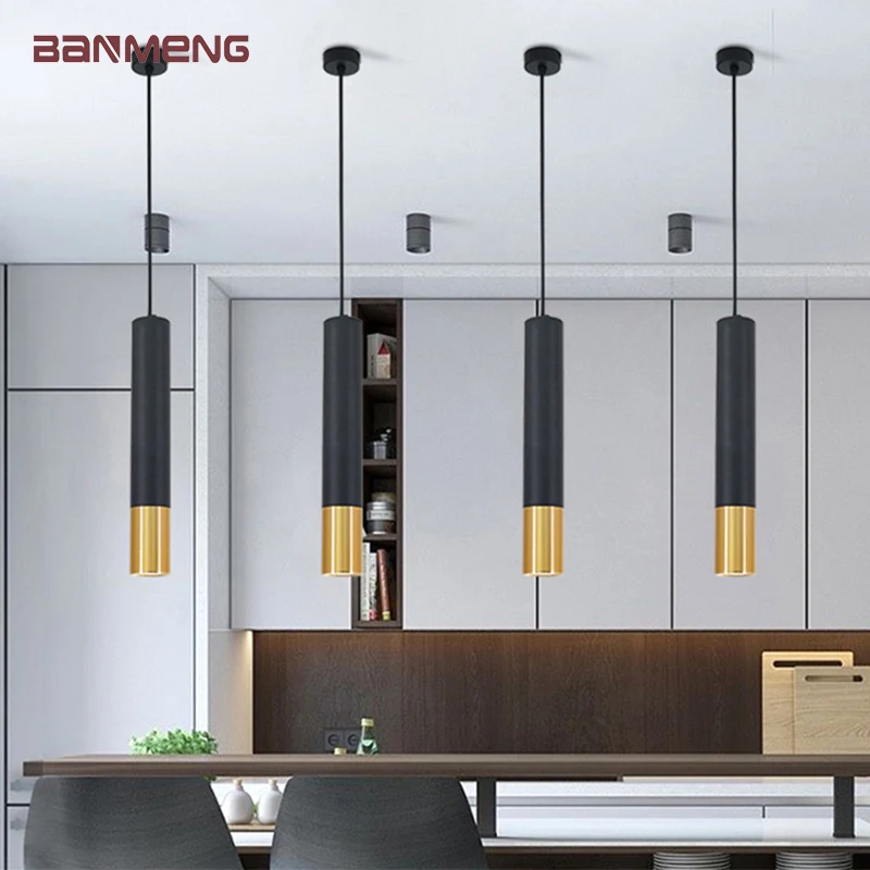 Lighting Decor Company - 현대식 LED 롱 튜브 펜던트 조명