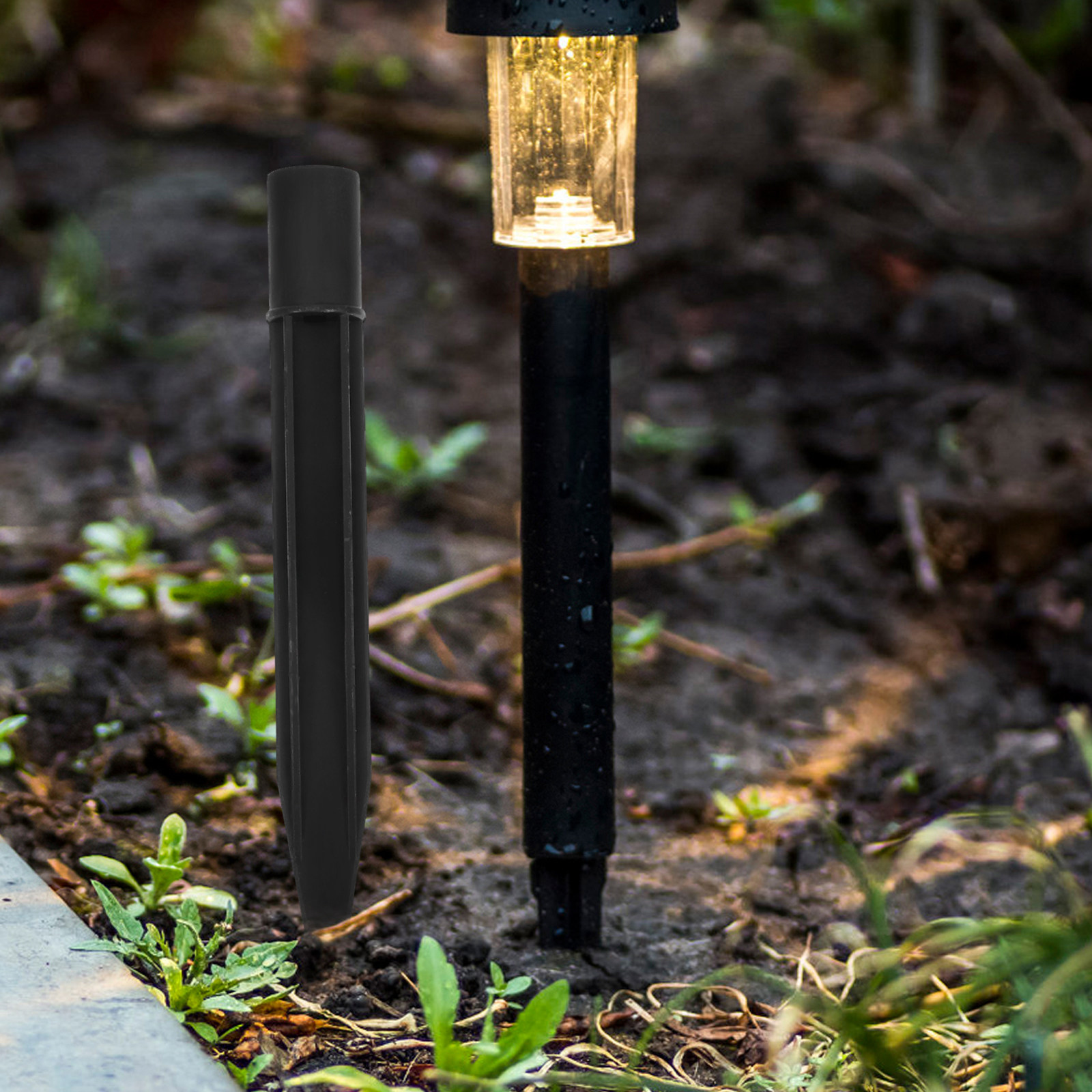 Garden Lighting Decor - 간판용 접지 핀, 조명용 삽입대, 쉽게