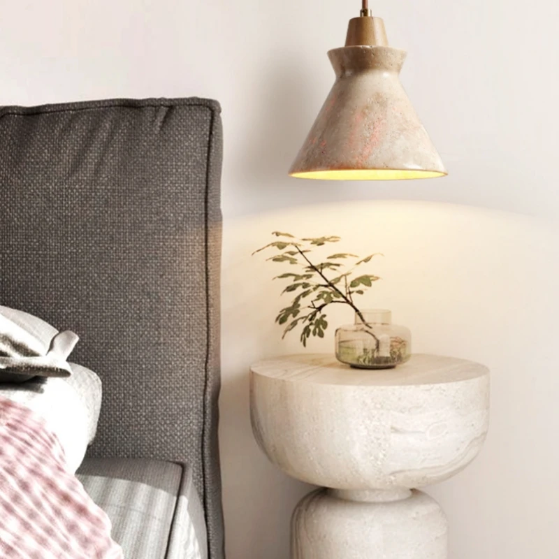 일본 천연 황석 침실 침대 옆 샹들리에, 레트로 홈스테 - Japanese Lighting Decor 리뷰 및 가격