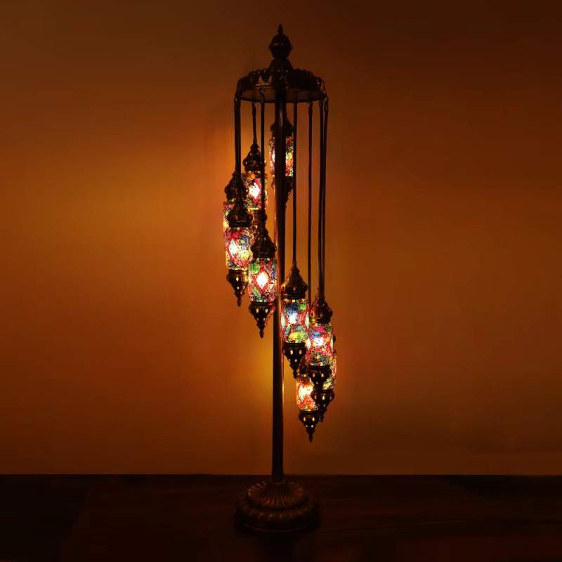 마라케시 9구 글로브 모양의 수제 터키-모로코 스타일  - Decor Lighting Floor Lamps 리뷰 및 가격
