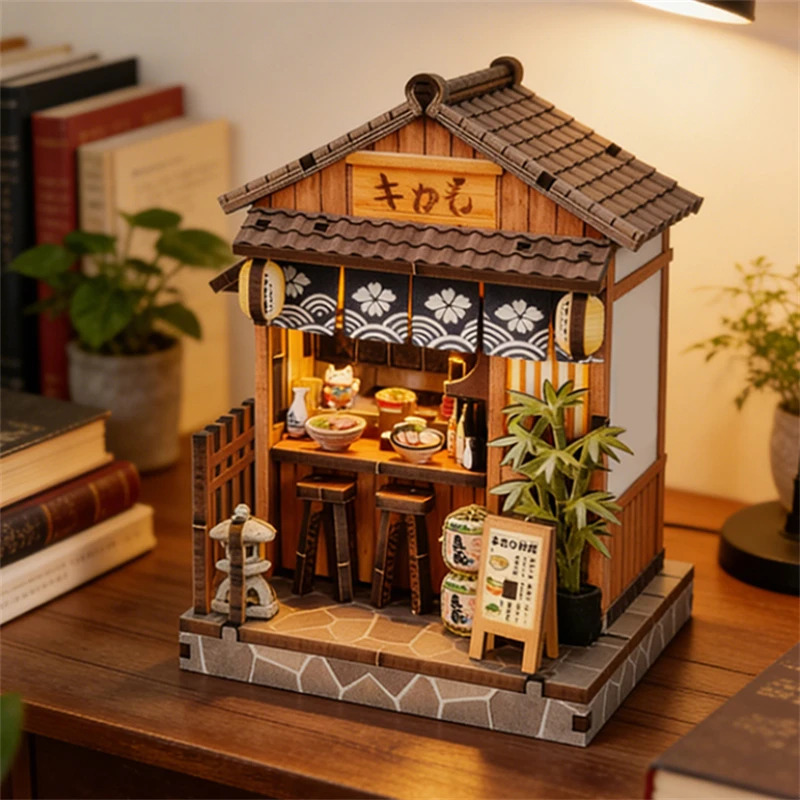 2027 DIY 나무 미니 카사 일본식 선술집 미니어처 - Japanese Lighting Decor 리뷰 및 가격