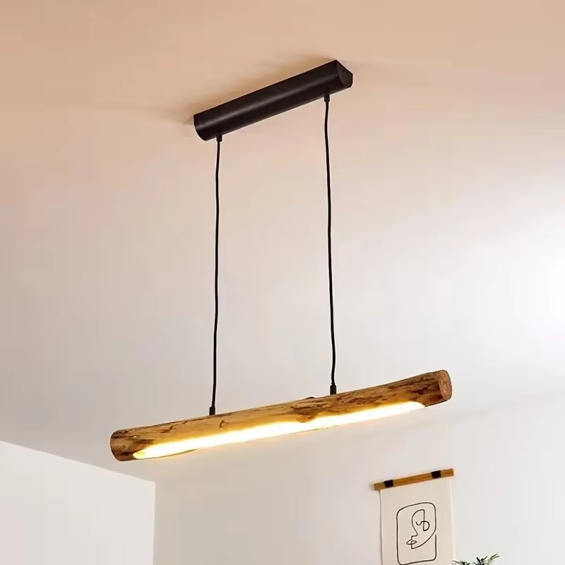 일본풍 레트로 우드 크리에이티브 LED 펜던트 조명 - - Japanese Lighting Decor 리뷰 및 가격