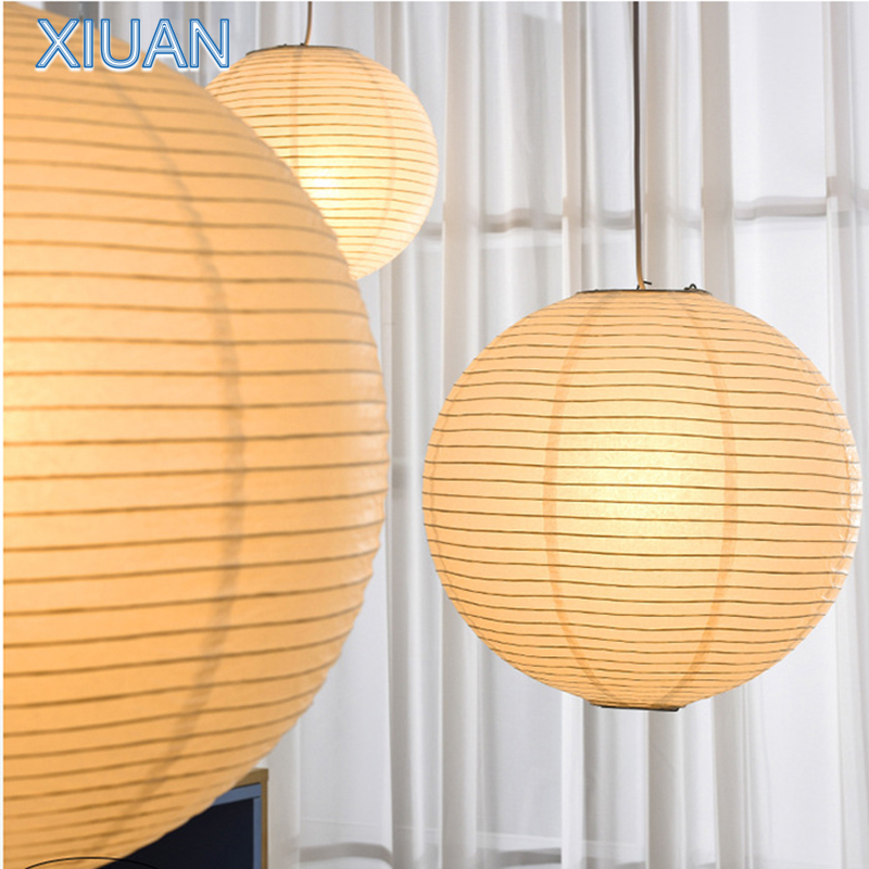 일본식 구형 원형 볼 펜던트 램프, LED E27 종이 - Japanese Lighting Decor 리뷰 및 가격