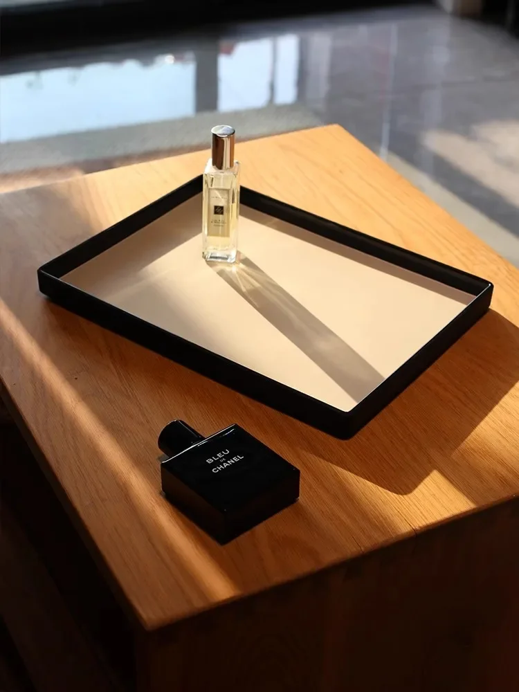 아훈더지아즈-라이트 럭셔리 가죽 직사각형 수납 트레이, - Lighting Home Decor Products 리뷰 및 가격
