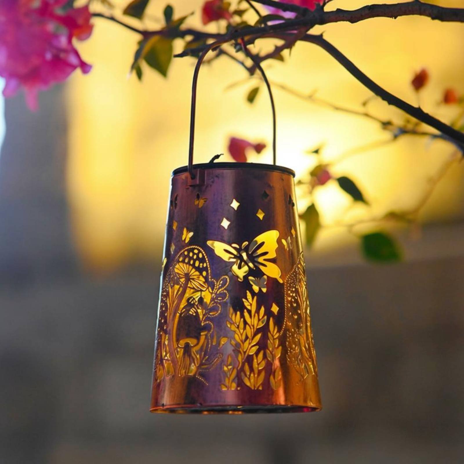 꽃무늬 정원 랜턴 패턴 정원 조명기 자동 켜짐/꺼짐 기 - Garden Lighting Decor 리뷰 및 가격