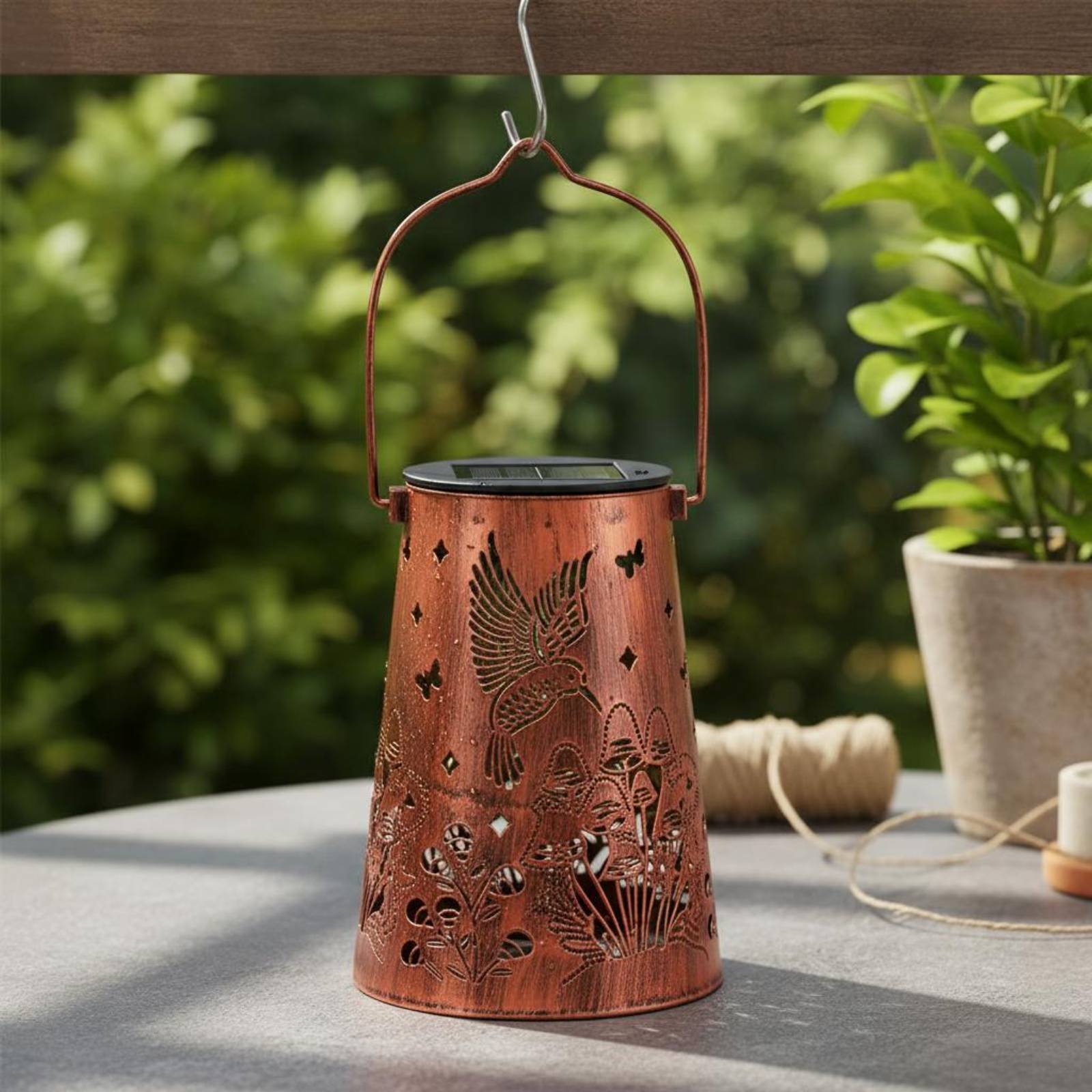 꽃무늬 정원 랜턴 패턴 정원 조명기 자동 켜짐/꺼짐 기 - Garden Lighting Decor 리뷰 및 가격