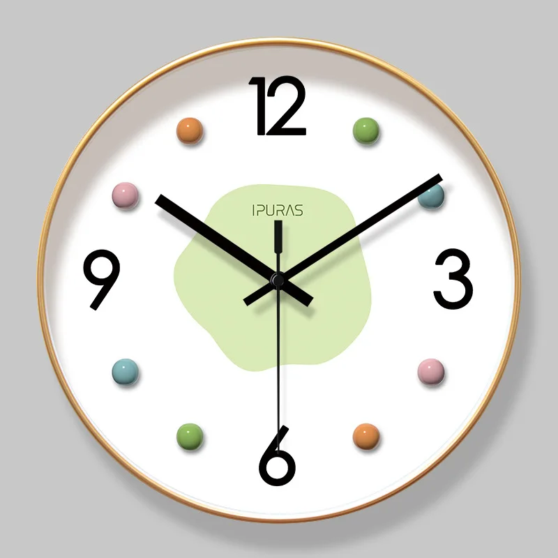 2026년형 뉴 라이트 럭셔리 북유럽 스타일 벽시계 거 - Lighting Home Decor Wall Clocks 리뷰 및 가격