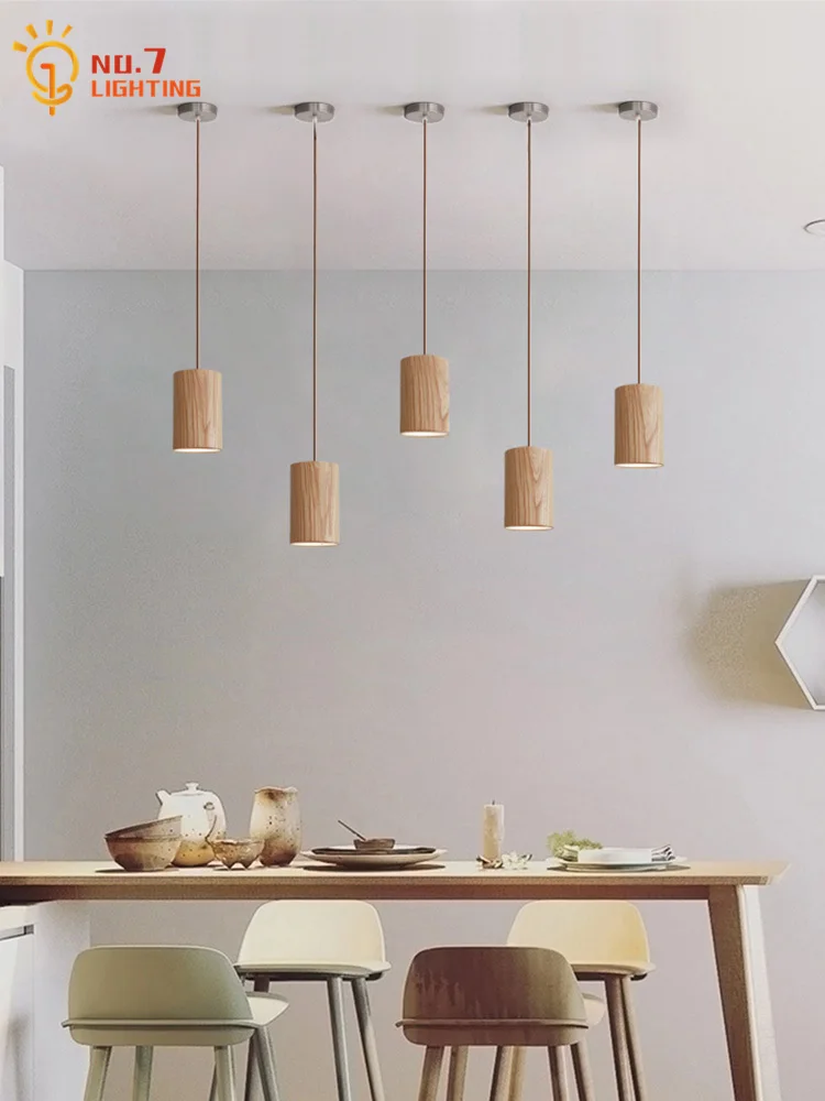 일본 디자인 미니멀리스트 나무 펜던트 조명 LED E2 - Japanese Lighting Decor 리뷰 및 가격