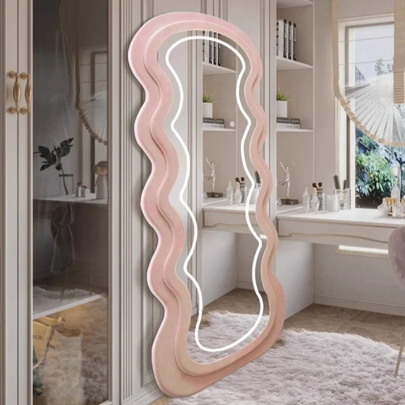 룸 데코레이션 홈 모던 플란넬 바닥 대형 전신 거울 조 - Decor Lighting Floor Lamps 리뷰 및 가격