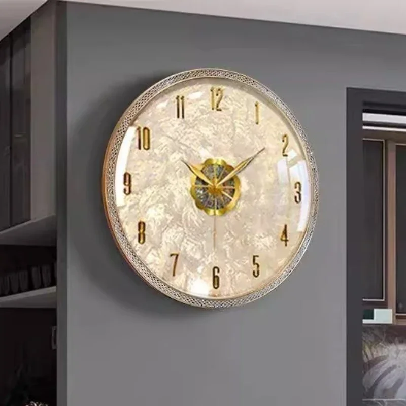모던 라이트 럭셔리 거실 벽시계 방 장식 홈 데코 아이 - Lighting Home Decor Wall Clocks 리뷰 및 가격