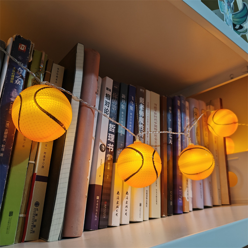 크리스마스 장식 2024 농구 LED 빛 문자열 램프  - Lighting Decor For Diwali 리뷰 및 가격