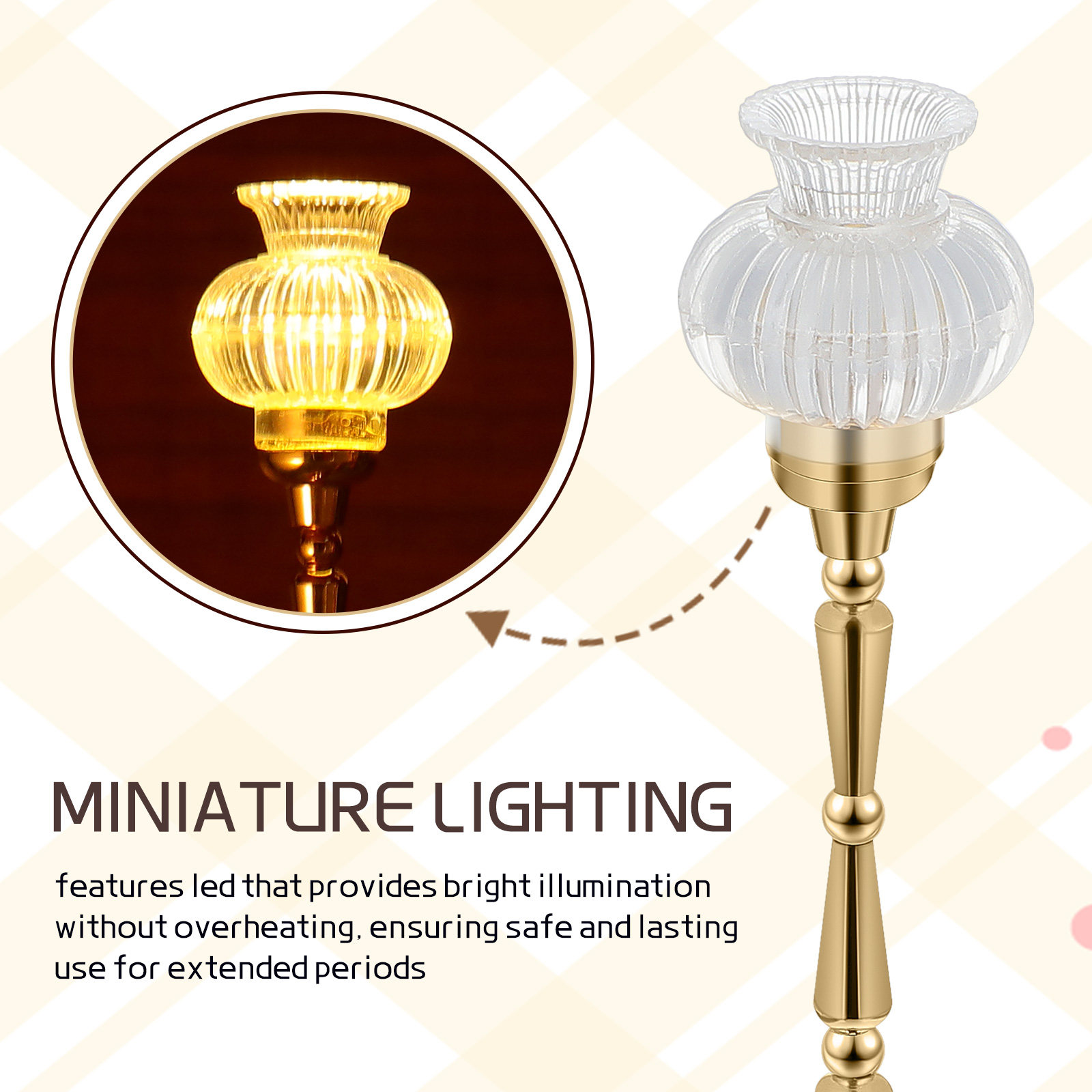 미니어처 인형집용 플로어 램프, 1/12 스케일 미니  - Decor Lighting Floor Lamps 리뷰 및 가격