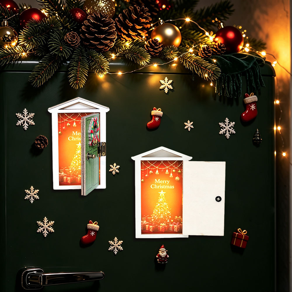 크리스마스 라이트업 엘프 나무 발광 냉장고 스티커 휴일 - Santa'S Elves Holiday Lighting & Decor Llc 리뷰 및 가격