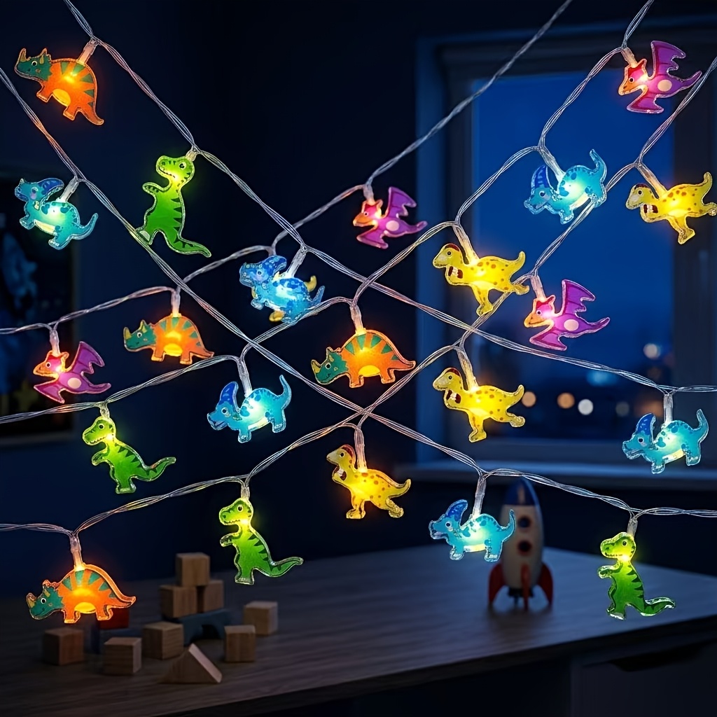 1.5/3M LED 공룡 모양 스트링 조명 만화 랜턴  - Lighting Decor For Diwali 리뷰 및 가격