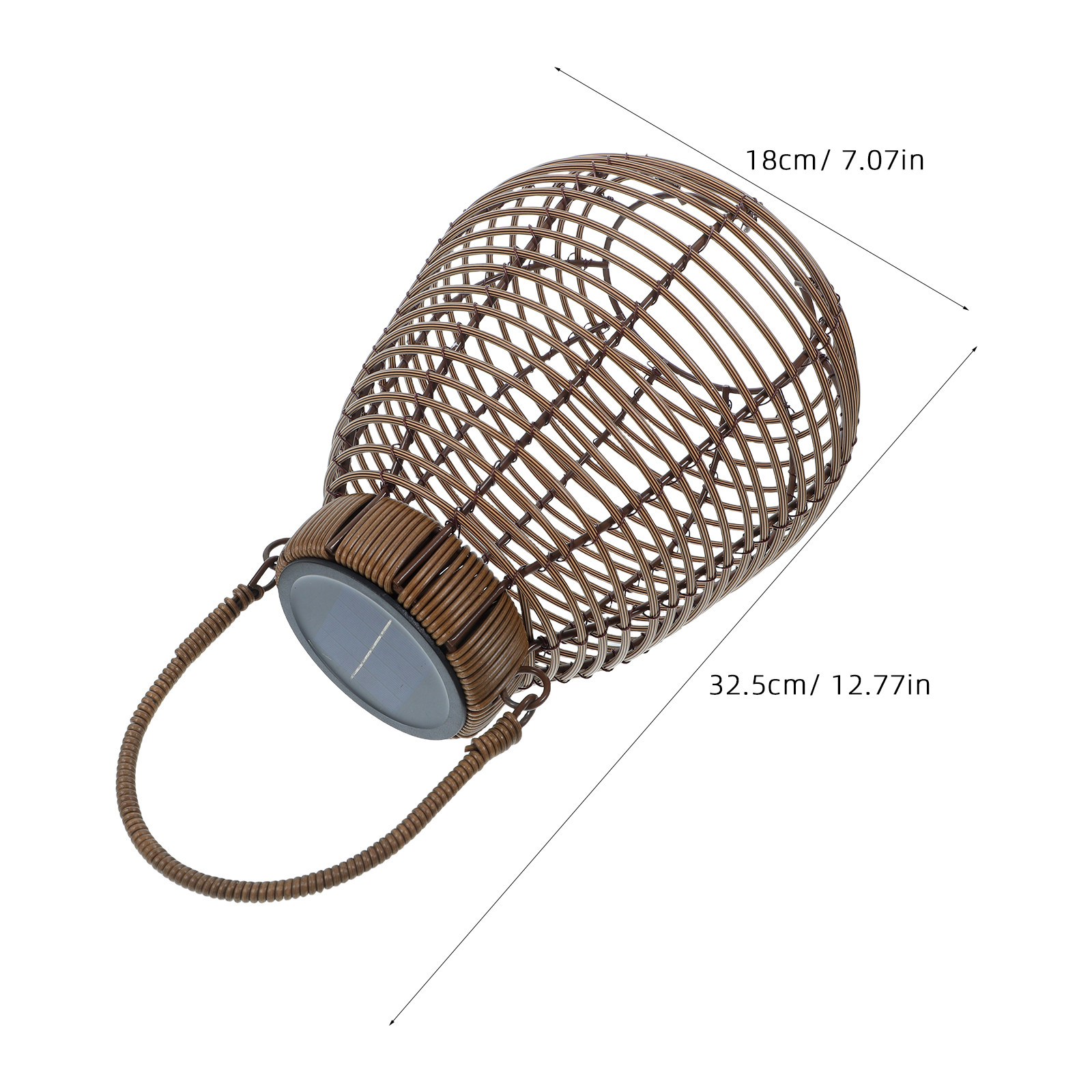 태양광으로 작동하는 라탄 랜턴, 야외 정원용 플로어 램 - Decor Lighting Floor Lamps 리뷰 및 가격