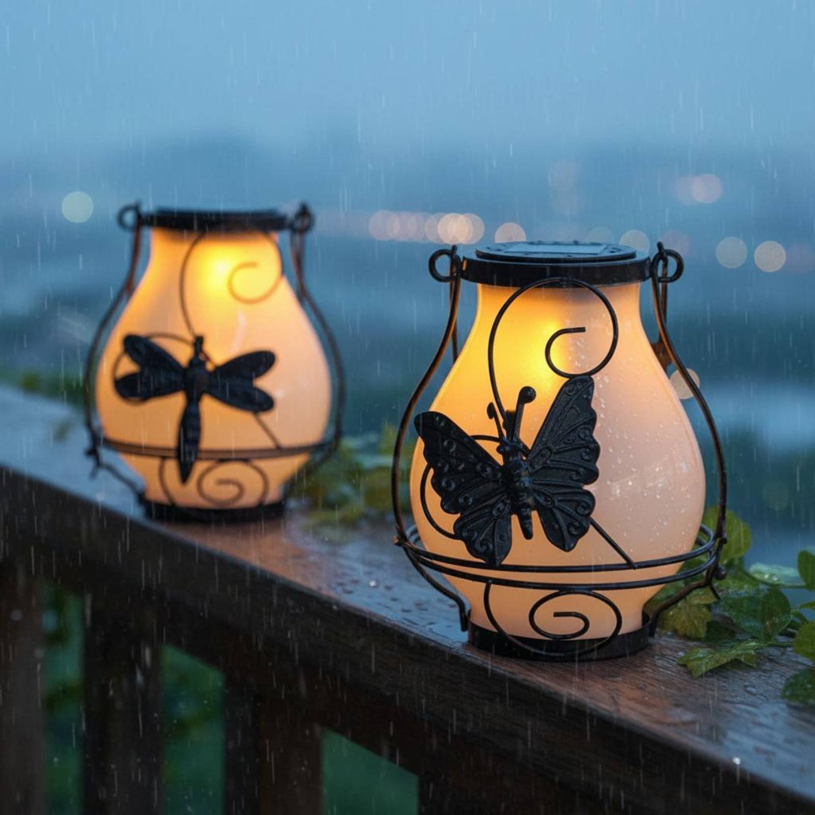 태양열 나비 랜턴 방수 나비 태양열 랜턴 장식용 마당  - Garden Lighting Decor 리뷰 및 가격