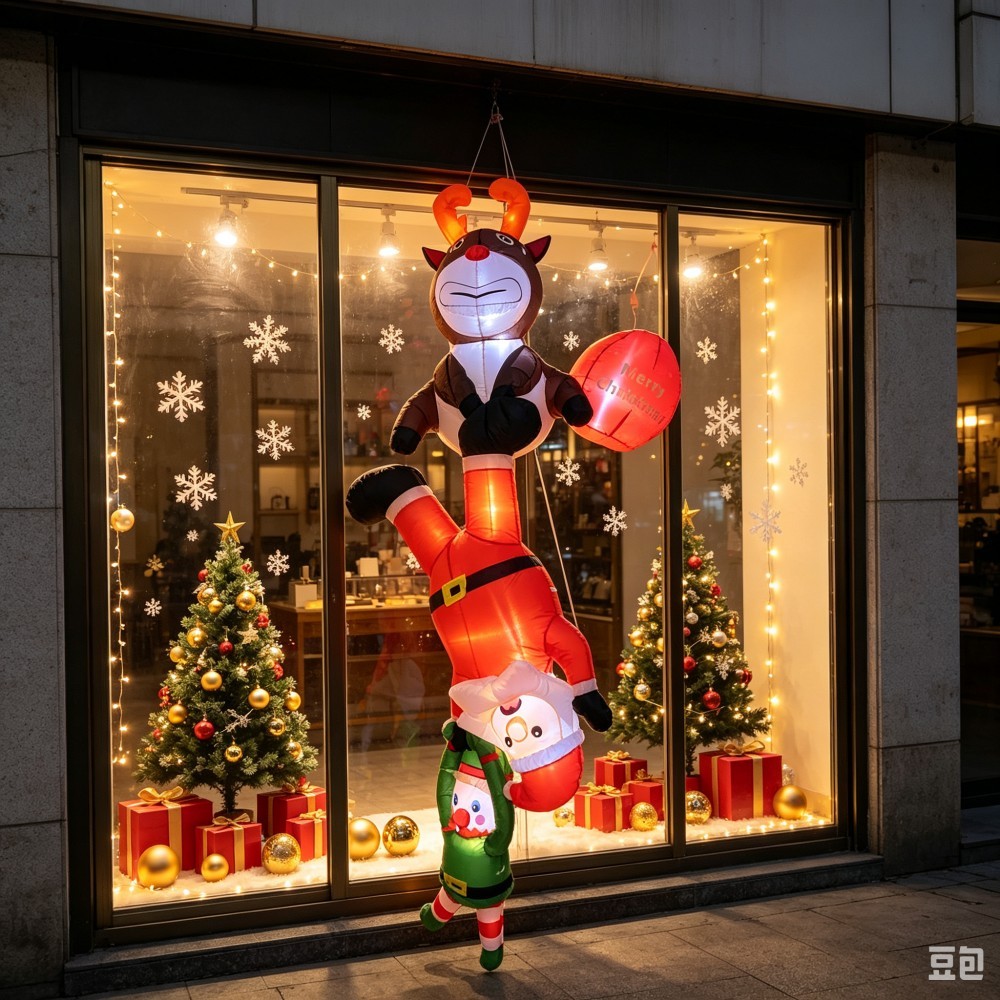 2.4m 크기의 크리스마스 장식용 에어바운스 산타, 순 - Santa'S Elves Holiday Lighting & Decor Llc 리뷰 및 가격