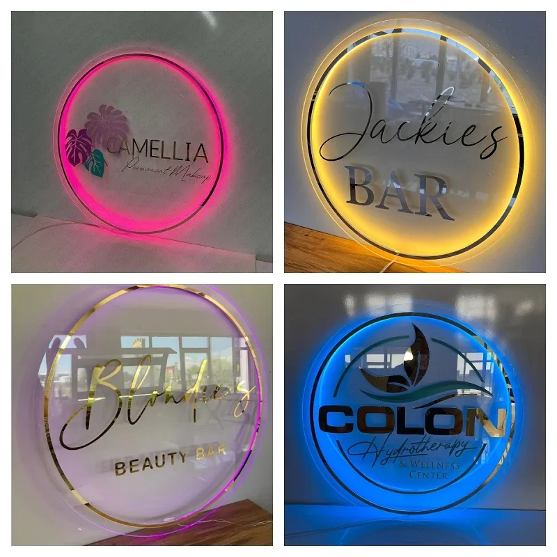 맞춤형 3D 아크릴 간판, 회사 로고, 개인 사업용 간 - Lighting Decor Company 리뷰 및 가격