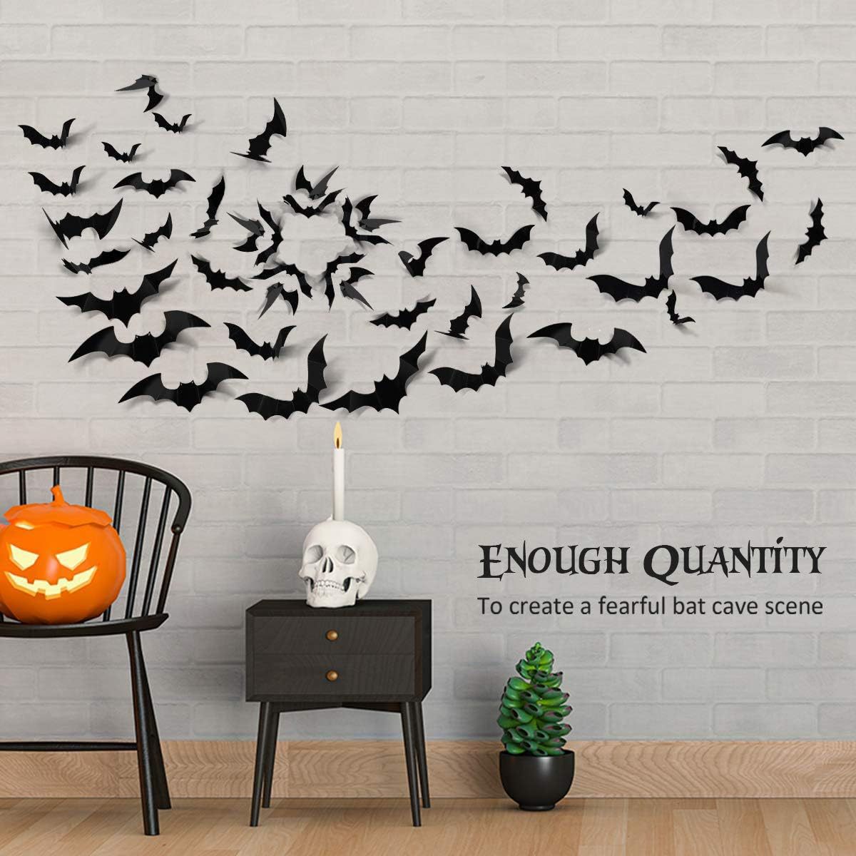 일반적인 3D 박쥐 벽 스티커 보라색 LED 야간 조명 - Lighting Home Decor Products 리뷰 및 가격