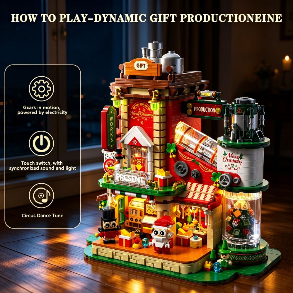 KAVOWORLD 2775피스 크리스마스 선물 공장 건 - Santa'S Elves Holiday Lighting & Decor Llc 리뷰 및 가격