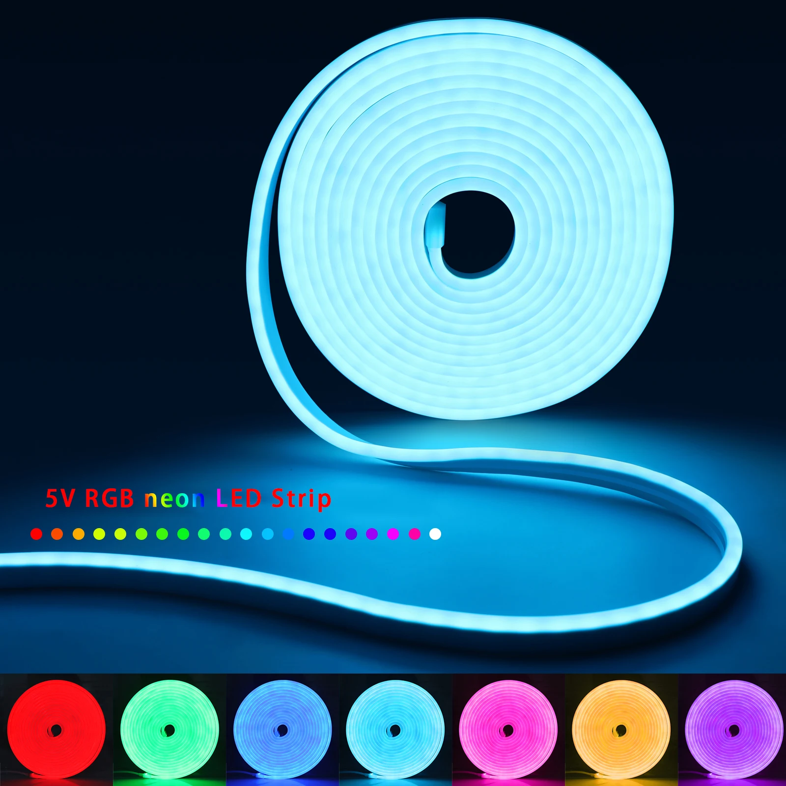 1-5m RGB LED 네온 스트립 라이트 5V USB - Lighting Decor For Diwali 리뷰 및 가격