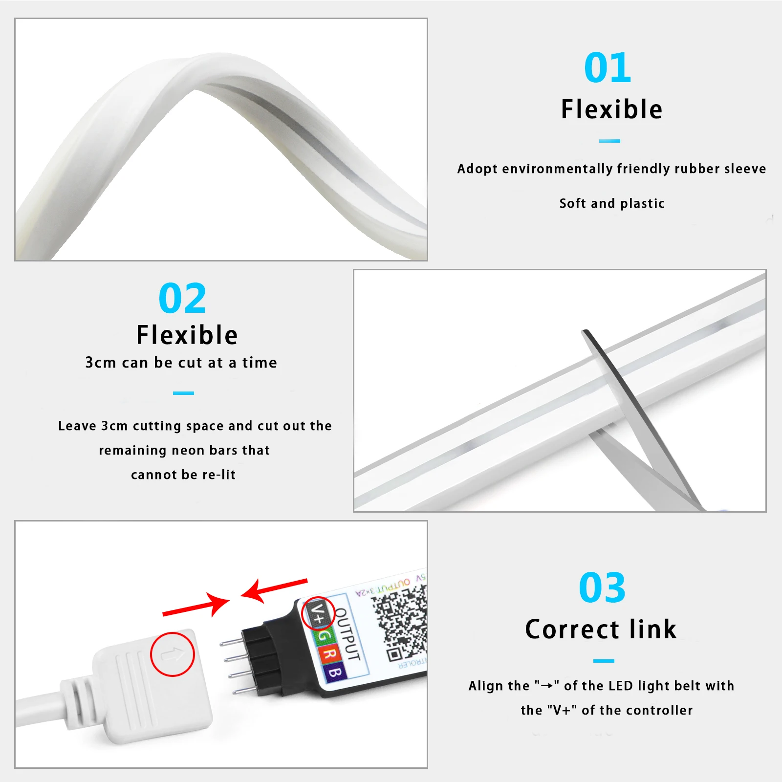 1-5m RGB LED 네온 스트립 라이트 5V USB - Lighting Decor For Diwali 리뷰 및 가격
